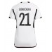Duitsland Ilkay Gundogan #21 Voetbalkleding Thuisshirt Dames WK 2022 Korte Mouwen